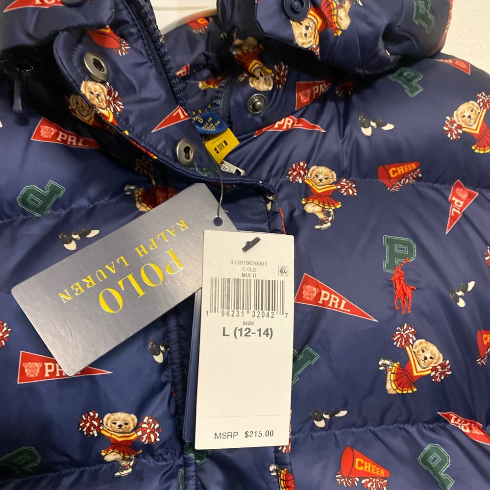 Polo Ralph Lauren Kids' Navy Puffer Jacket